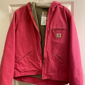 Carhartt Sandstone Sierra Jacket - Sherpa Lined